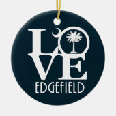 LIEBE Edgefield South Carolina Keramik Ornament (Vorne)