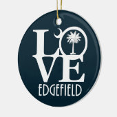 LIEBE Edgefield South Carolina Keramik Ornament (Links)