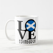 LIEBE Edinburgh Schottland 11oz Kaffeetasse (Links)
