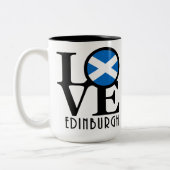 LIEBE Edinburgh Schottland 15oz Zweifarbige Tasse (Links)