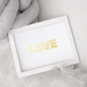 LIEBE | EDITABLE TEXT GOLD WALL FOLIENDRUCKE