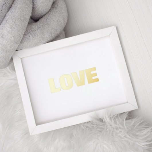 LIEBE | EDITABLE TEXT GOLD WALL FOLIENDRUCKE
