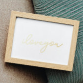 Liebe | EDITABLE TEXT GOLD WALL Foliendrucke