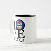 LIEBE Edmonton 11oz Zweifarbige Tasse (Vorderseite Links)
