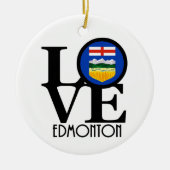 LIEBE Edmonton Keramik Ornament (Vorne)