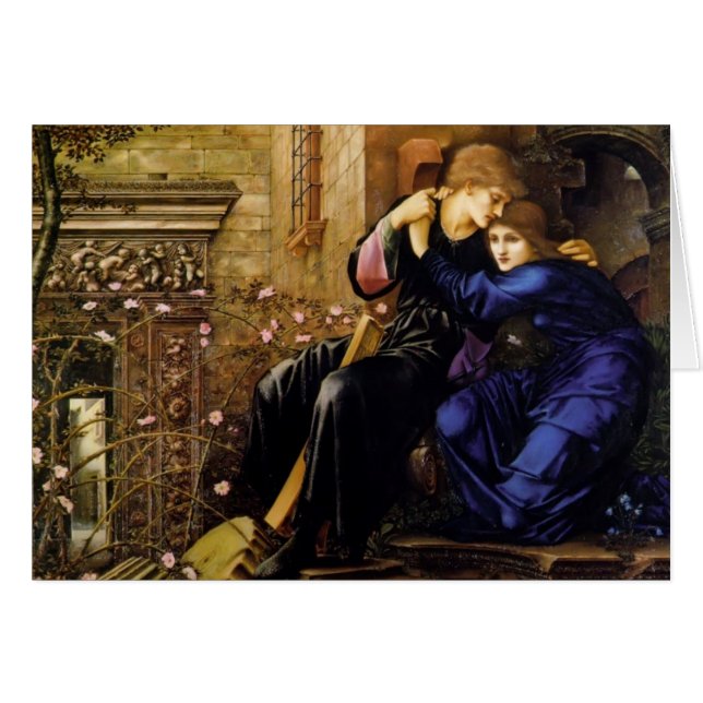 Liebe Edward Burne-Jones unter den Ruinen (Vorderseite (Horizontal))