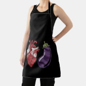 Liebe Eggplant Funny Gay Pride Spaß LGBTQ Joke Schürze (InSitu)