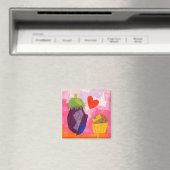 Liebe Eggplant Magnet (In Situ (Geschirrspüler))