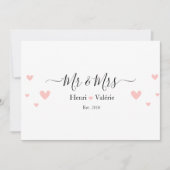 Liebe & Ehe Einladung (Vorderseite)