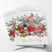 Liebe Ehefrau der Weihnachtserinnerungs-Karten-| Feiertagskarte