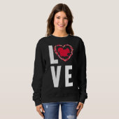 Liebe Eichhörnchenwald Fans von Tierroten Sweatshirt (Vorne ganz)