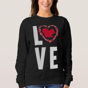 Liebe Eichhörnchenwald Fans von Tierroten Sweatshirt