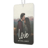 LIEBE Eigene Fotos hinzufügen Autolufterfrischer (Links)