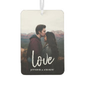 LIEBE Eigene Fotos hinzufügen Autolufterfrischer (Rückseite)