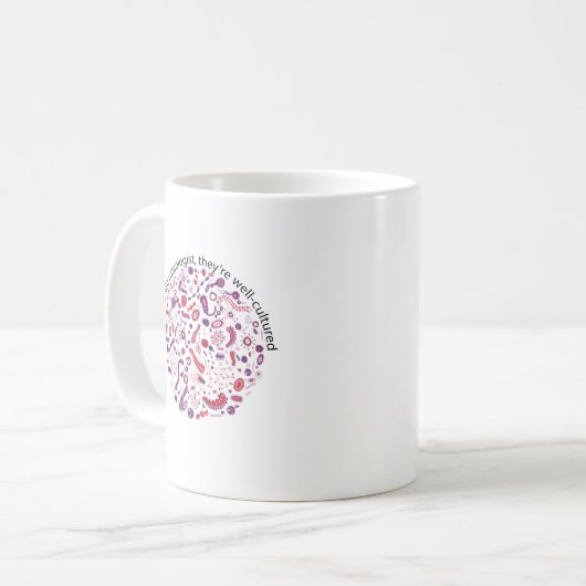 Liebe ein Biologe Kaffeetasse (Vorderseite Links)