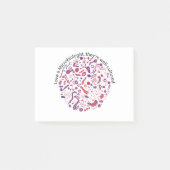 Liebe ein Biologe Post-it Klebezettel (Vorderseite)