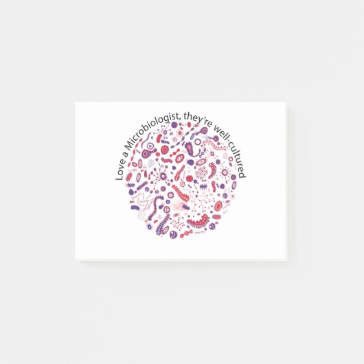 Liebe ein Biologe Post-it Klebezettel (Vorderseite)