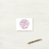 Liebe ein Biologe Post-it Klebezettel (Auf Schreibtisch)