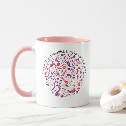 Liebe ein Biologe Tasse (Mit Donut)