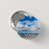 Liebe ein bisschen besser / mehr Herz Erholung Slo Button (Vorne & Hinten)