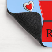 "Liebe ein einzigartige Geschenke des Mousepad (Ecke)