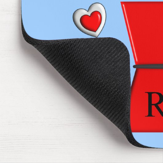 "Liebe ein einzigartige Geschenke des Mousepad (Ecke)