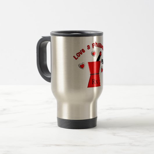 "Liebe ein einzigartige Geschenke des Reisebecher (Vorderseite Links)