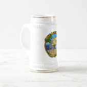 LIEBE EIN GREYHOUND SIE REGELN! BIERGLAS (Vorderseite Links)