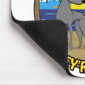LIEBE EIN GROSSES HOUND SIE SIND GROSS MOUSEPAD (Ecke)