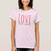 Liebe - Ein Herz. Sieben Formen T-Shirt (Vorderseite)