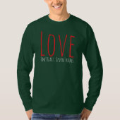 Liebe - Ein Herz. Sieben Formen T-Shirt (Vorderseite)