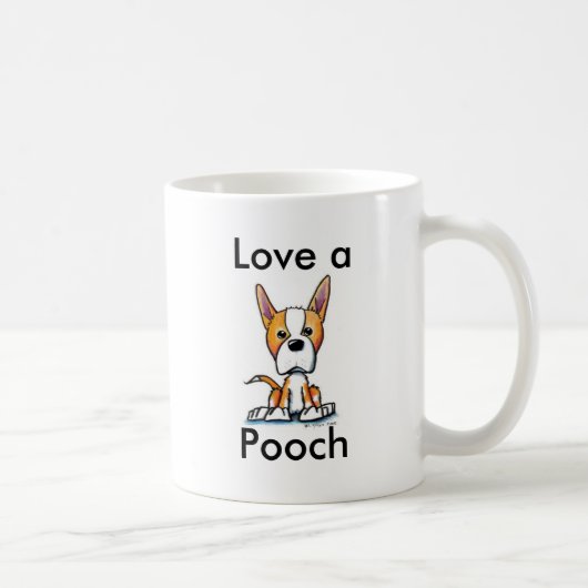 Liebe ein Hündchen Kaffeetasse (Rechts)