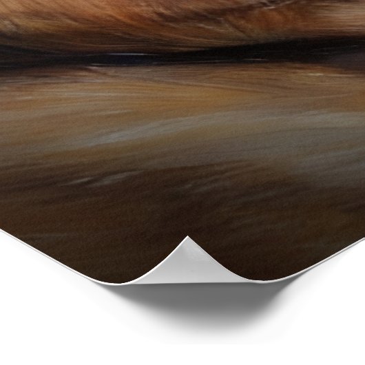 Liebe Ein Hundeschema Poster (Ecke)