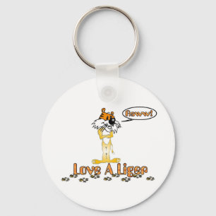 Liebe ein Liger Schlüsselanhänger