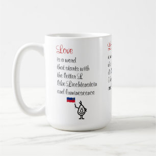 Liebe, Ein lustiges Gedicht für Ihre Valentine Kaffeetasse