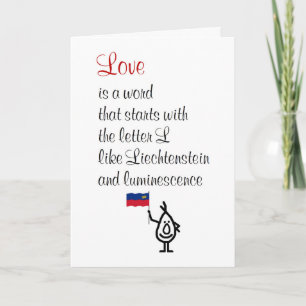 Liebe - Ein lustiges glückliches Valentinstag-Gedi Karte