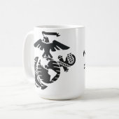 Liebe ein Marinesoldat Kaffeetasse (Vorderseite Links)