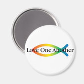 Liebe Ein weiterer Regenbogenmagnet Magnet (Vorderseite/Rückseite)