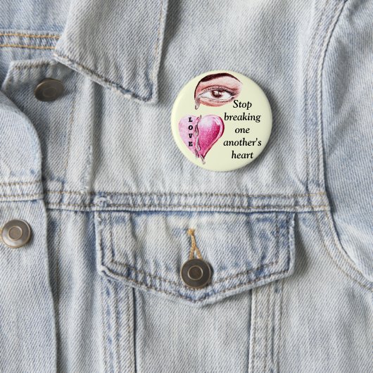 Liebe einander_ button (Beispiel)