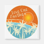 Liebe einander Christlich Magnet (Vorne)