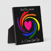 LIEBE EINANDER FOTOPLATTE (Vorderseite)