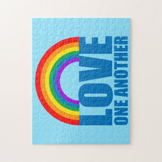 Liebe einander Inspiration Christlich Verse Puzzle (Vertikal)