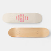 Liebe einander John 13 34 Bible Verse Scripture Skateboard (Horizontal)