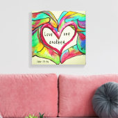 LIEBE EINANDER LEINWANDDRUCK (Insitu (Wohnzimmer))