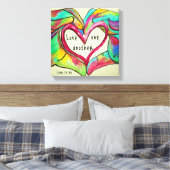 LIEBE EINANDER LEINWANDDRUCK (Insitu (Schlafzimmer))