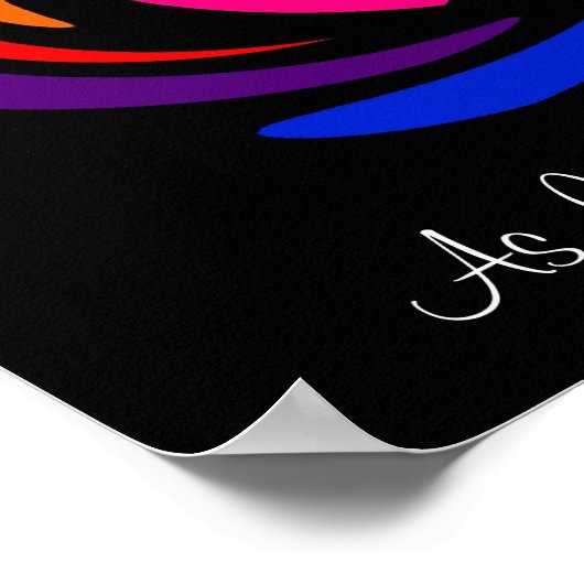 LIEBE EINANDER POSTER (Ecke)