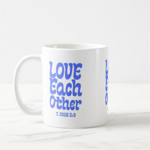 Liebe einander Tasse Christliche Tasse Bibel Verse