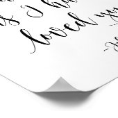 Liebe einander, wie ich dich geliebt habe, John 13 Poster (Ecke)