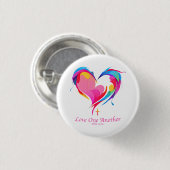 Liebe eine andere Bibel Verse John 1334 Button (Vorne & Hinten)