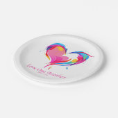 Liebe eine andere Bibel Verse John 1334 Pappteller (Schrägansicht)